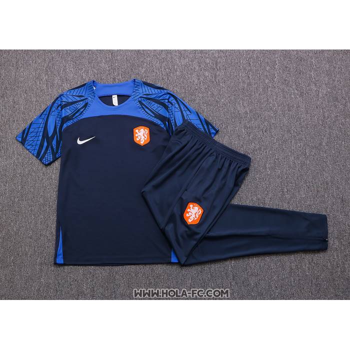 Chandal del Paises Bajos 2022-2023 Manga Corta Azul